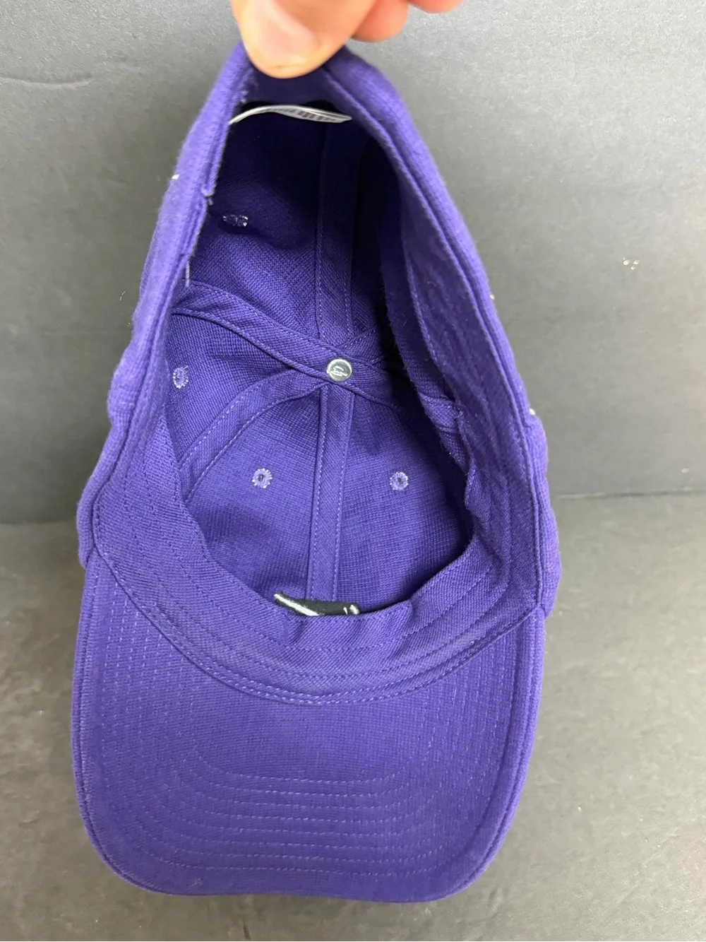 Nike Heavy Flex Fit Purple Hat Small